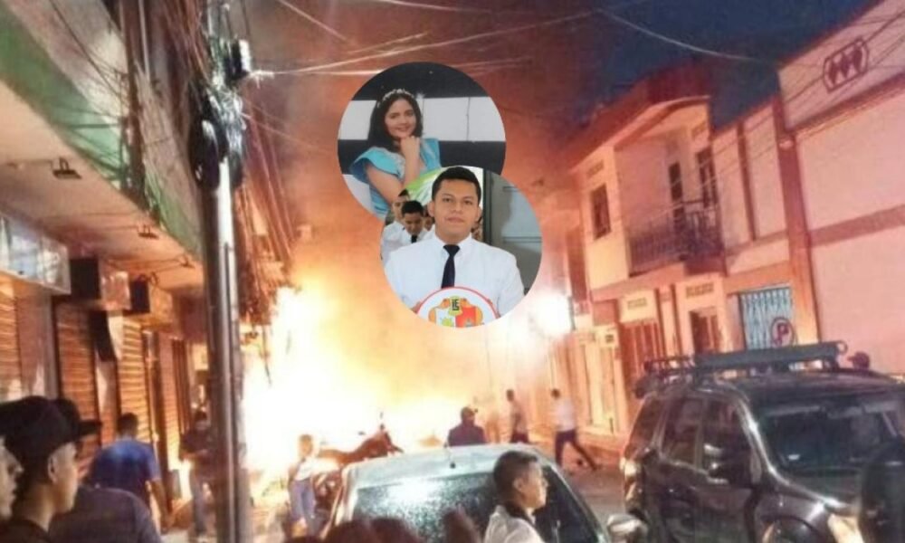 El hijo de Estos, Los dos Hermanos, que Murieron en el Atentado contra la Policía en la Plata, Huila; reportan 24 heridos