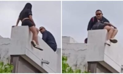 El Bombero que Se Vistió de Héroe en Cartagena Al Salvar A Mujer Que Estaba A Punto de Caer Desde Un Techo