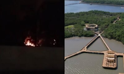 Bomberos atiende incendio forestal en ecoparque Mallorquín