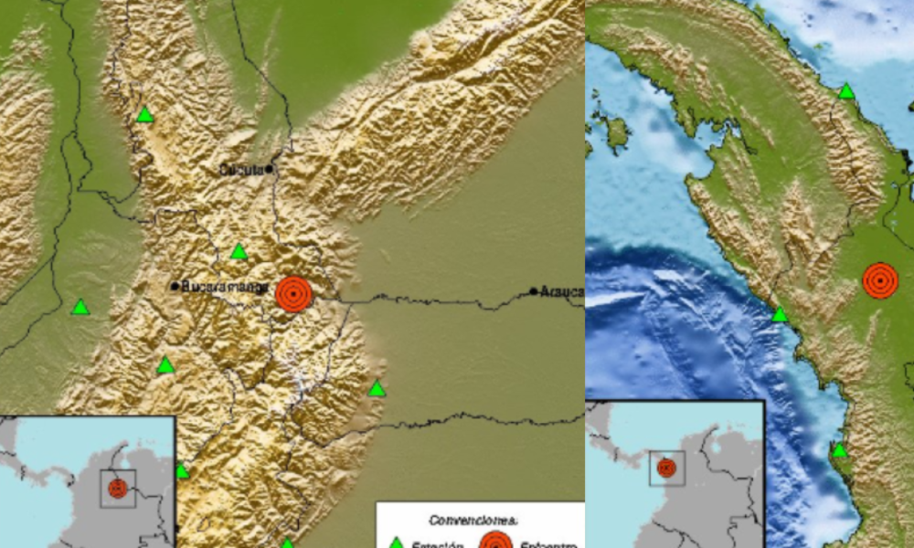 DOS TEMBLORE EN DIFERENTES DEFAMENOS DE COLOMBIA ESTE DOMINGO DE RESURRECCIÓN: EPICENTROS Y Profundidas