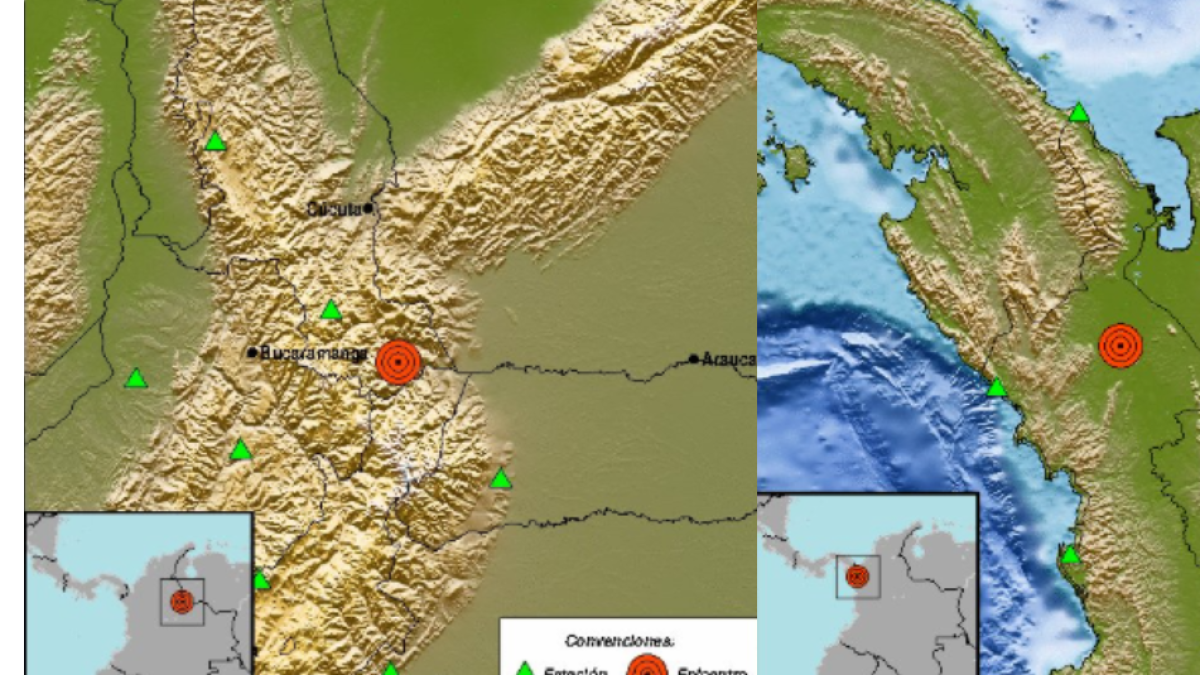 DOS TEMBLORE EN DIFERENTES DEFAMENOS DE COLOMBIA ESTE DOMINGO DE RESURRECCIÓN: EPICENTROS Y Profundidas
