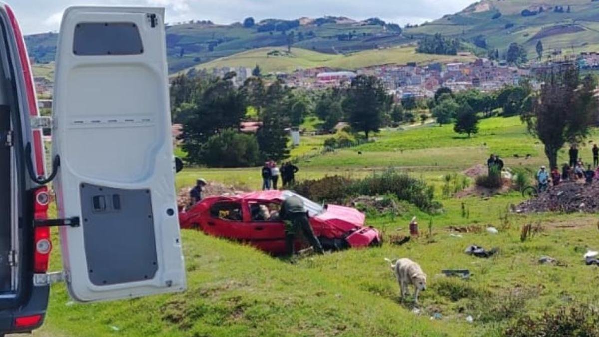 Tres Mujeres Mueren por Un Aparatoso Accidente en La Vía Tunja
