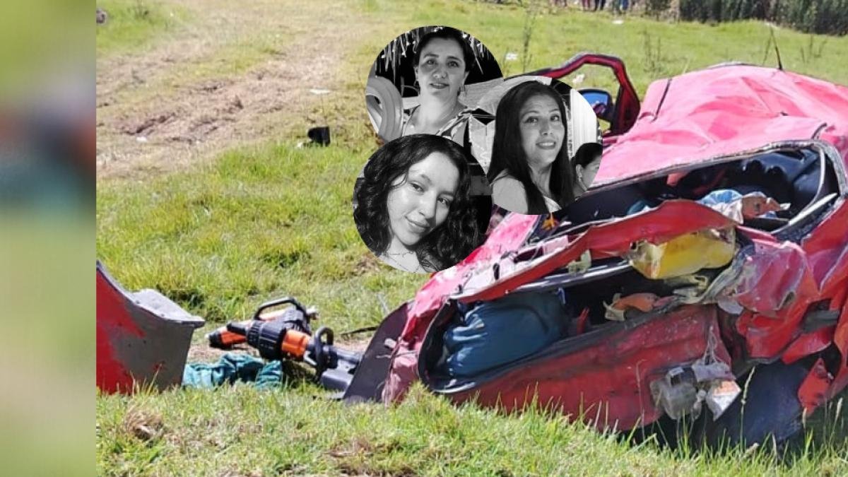 Identifican A Las Tres Mujeres que Murieron por Grave accidente en la Vía Tunja