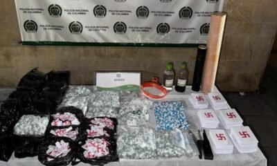 Un símbolo nazi, la pista que conduce un mafiosos debidos dueños de más de 20.000 papeletas de bazuco incautadas en bogotá