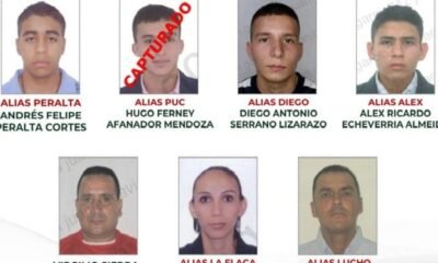 Muestran sus rostros y presuntos antecedentes