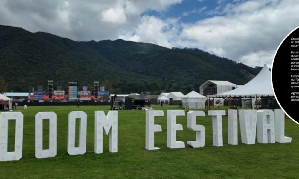 Doom Festival Rompe El Silencio Tras Muerte de Joven Durante Evento en Bogotá: 'Colaboramos Con la Investigación'