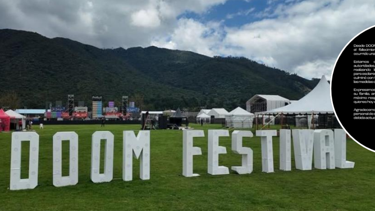 Doom Festival Rompe El Silencio Tras Muerte de Joven Durante Evento en Bogotá: 'Colaboramos Con la Investigación'