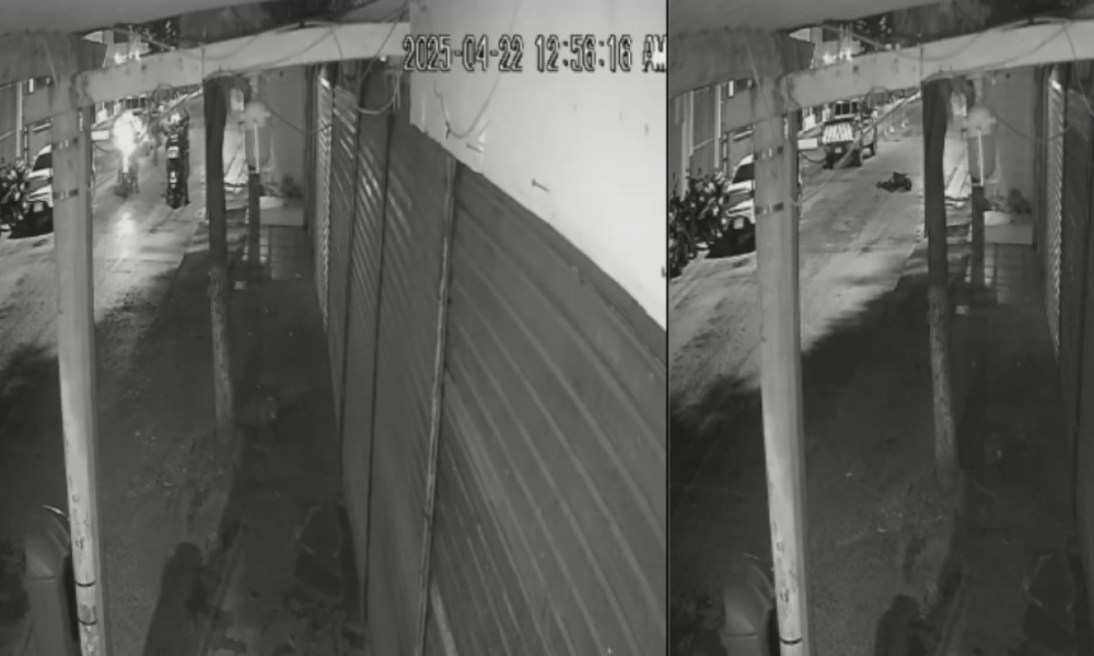 Video del Momento Cuando Hombres Armados Desatan Balacera En Inmediaciones de Estación de Policía en Santa Marta