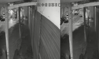 Video del Momento Cuando Hombres Armados Desatan Balacera En Inmediaciones de Estación de Policía en Santa Marta