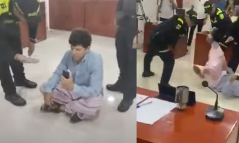Video | Concept de Santa Marta Quedó Sin Ropa Luego de Que Policías Lo Sacaran en Plena Sesión: 'Me Golpearon'