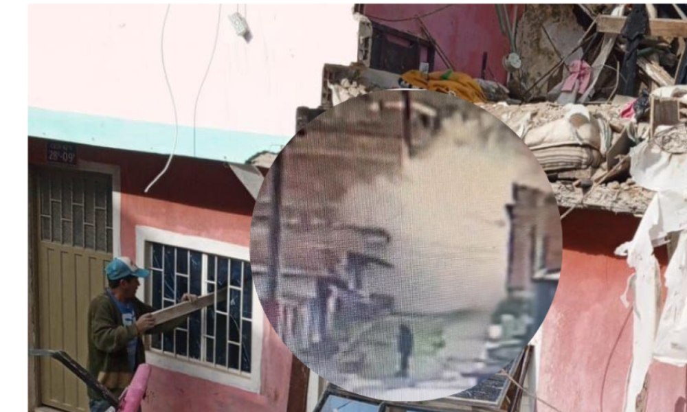 Video del Momento exacto Cuando Casa de Cuatro Pisos Colapsó en Soacha: 'Estábamos DurmiDo Todos'