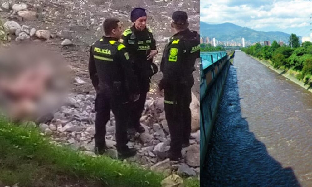 Rescatan cuerpo humano que estaba flotando en el río medellín
