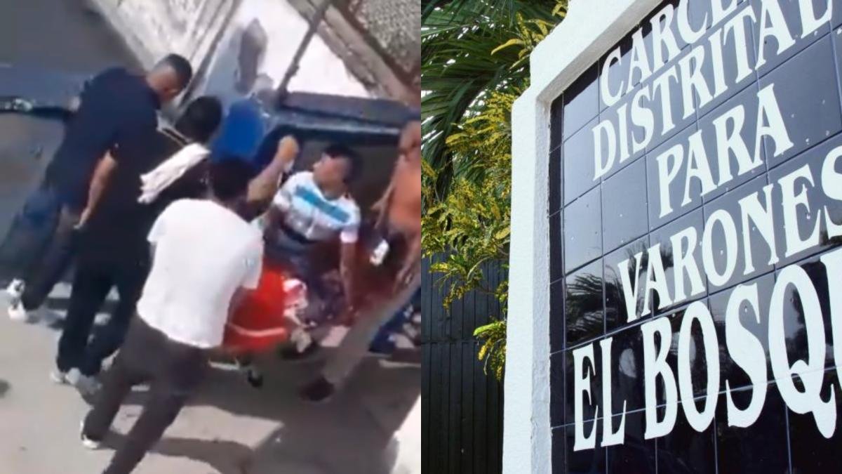 Riña en la Cárcel Districk El Bosque
