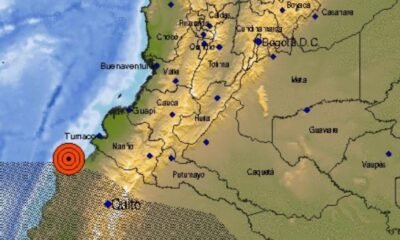 Temblor en Colombia Hoy 25 de Abril
