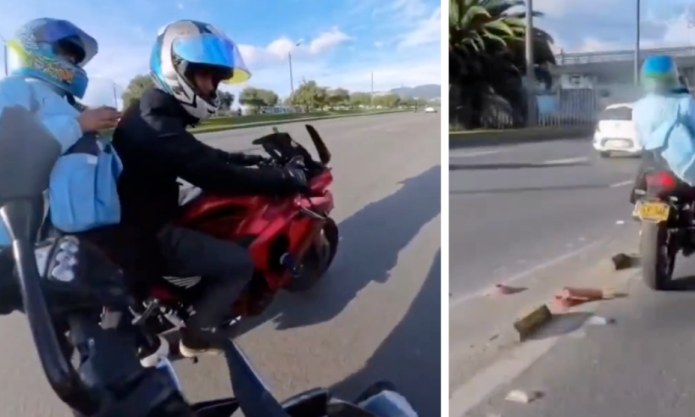 Director de Aplicacia en Bogotá Maneja de Forma Peligrosa y Pelea Con OTROS Moteros Durante Un Servicio