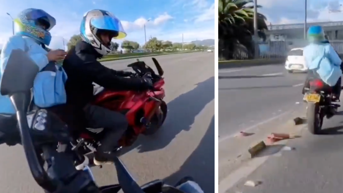 Director de Aplicacia en Bogotá Maneja de Forma Peligrosa y Pelea Con OTROS Moteros Durante Un Servicio