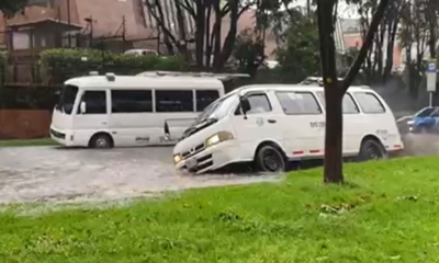 fueles lluvias causaron inundaciones en la calle 127 y Colapsaron la Movilidad en Hora Pico