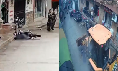 Sicarios que atacaron una patrulla de policía en antioquia con una granada fuelon abatidos por ootro uniformado