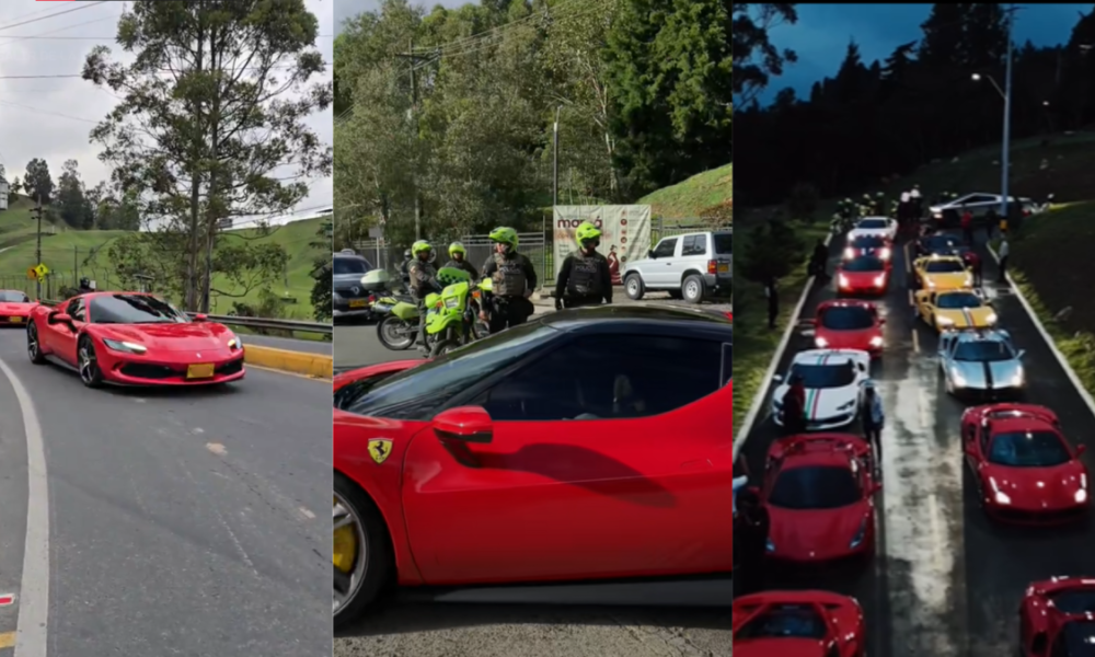 ¿Qé Hay Detras de Rodada de 20 Autos de Lujo en la avenida las Palmas?