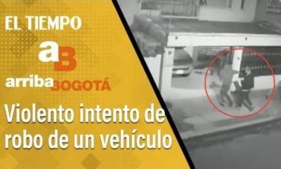 Arriba bogotá 29 de Abril: Violento intento de robo de un vehículo en engativá