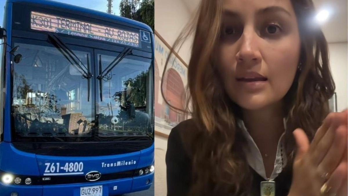 Conductora denunció que operario del sitp en bogotá la chocó un propósito y se Burló de