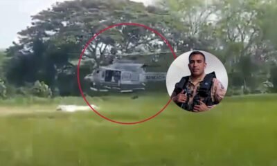 Video del Momento exacto de accidente de helicóptero de armada en bolívar en el que murió Suboficial: Cayó Al Agua