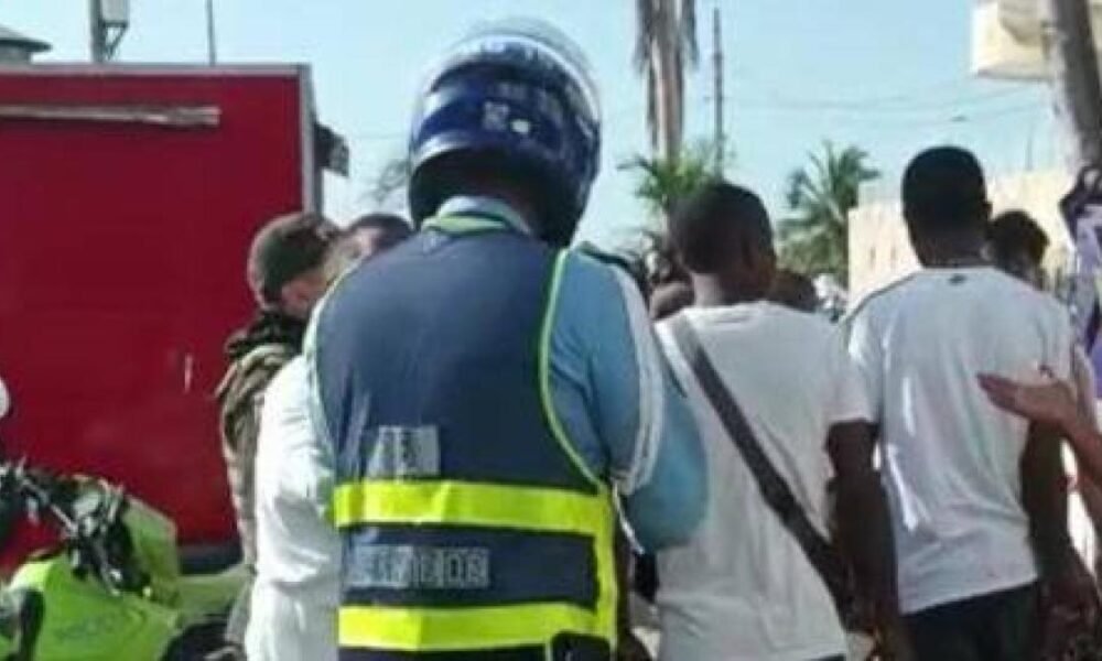 Denuncian A Motociclista Ante la Fiscalía por Agredir A Un Agente del Datt en Cartagena