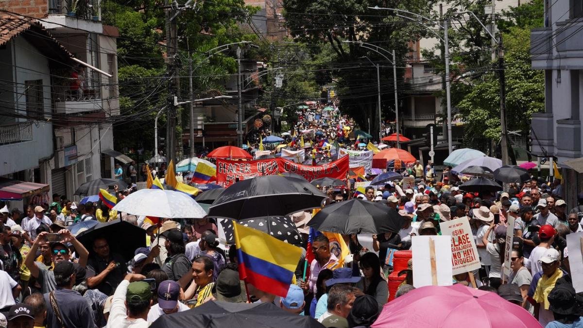 Recorrido y Cierres por Las Movilizaciones del Día del Trabajo en Antioquia