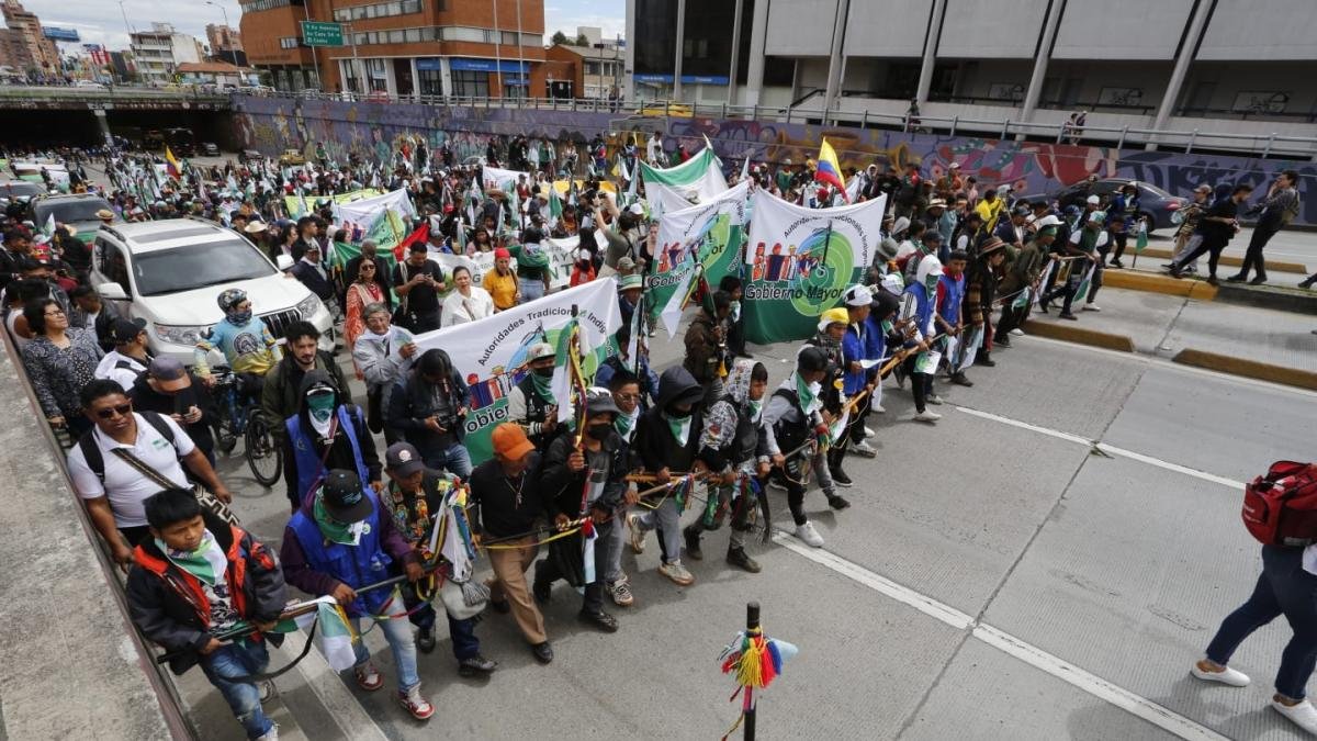 El Balance de Las Marchaas del Día del Trabajo en Bogotá