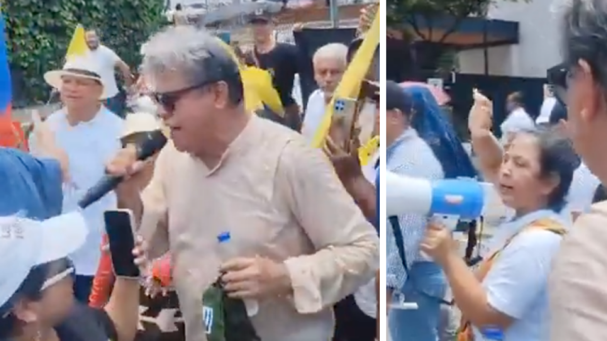 Manifestantes Confrontan Duro A Congresista Wilson Arias en Cali Durante Martas: 'No Han Hecho Nada'