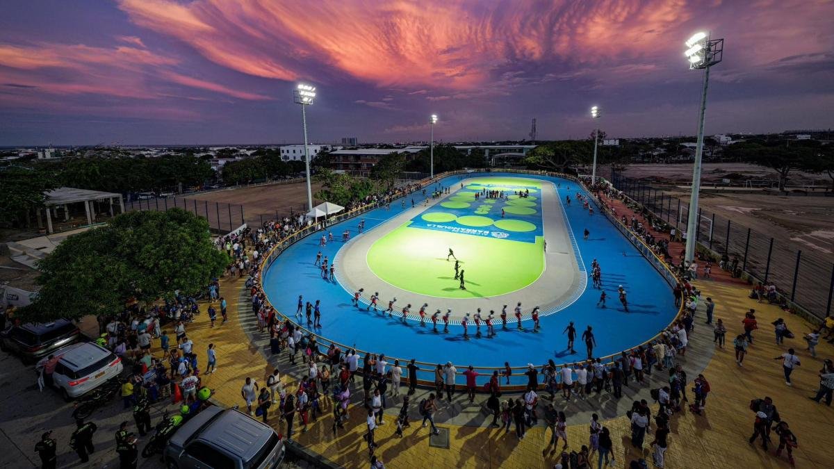 La imponente pista de Pátina de Pátina de que estrenan los habitantes del sur de Barranquilla