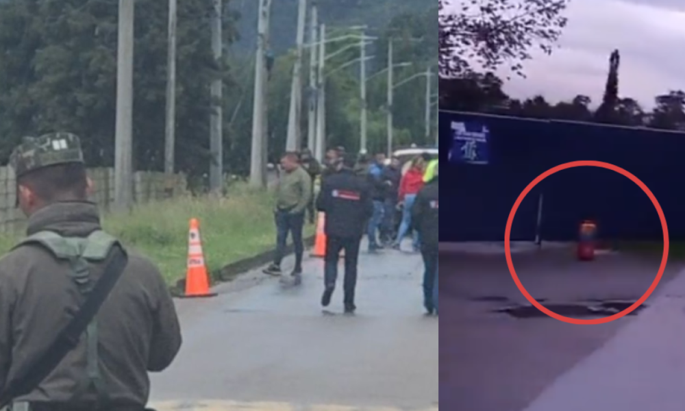 ERA BAFLE Pintado Con Bandera de Colombia