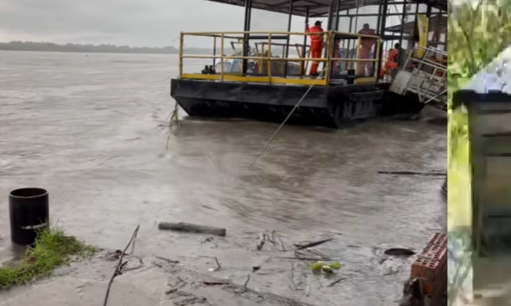 Alerta Roja en El Río Magdalena, El Afluente Llegó A Su Cota Máxima y Autoridades Prenden las Alarmas