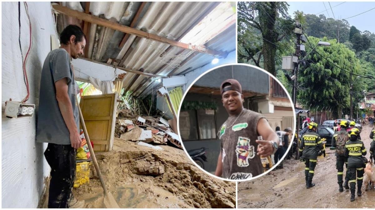Joven Murió Cuando Intentó Salvarle La Vida A Su Familia en Medio de Avalancha en Itagüí: 'Lo Arrastró y Compactó'