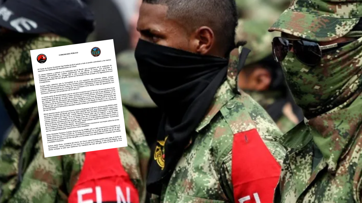 SE Levantó Paro Armado del Eln en el Chocó Tras Tres Días; 32.000 PERSONAS DE LA REGION HABRÍA AFECTADAS