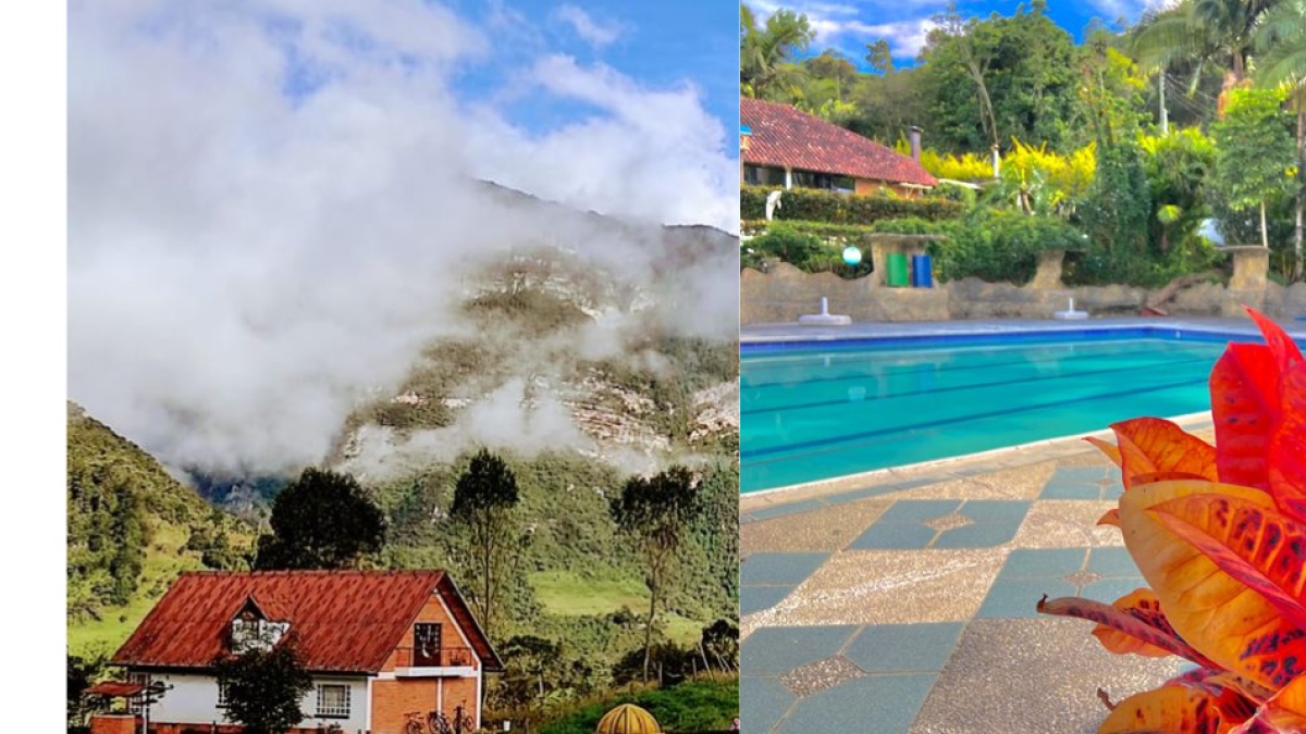 El Pueblo A Hora Y Media de Bogotá Que Tiene Termales, Cascada y Más: Reconcido Como El Mejor de Cundinamarca