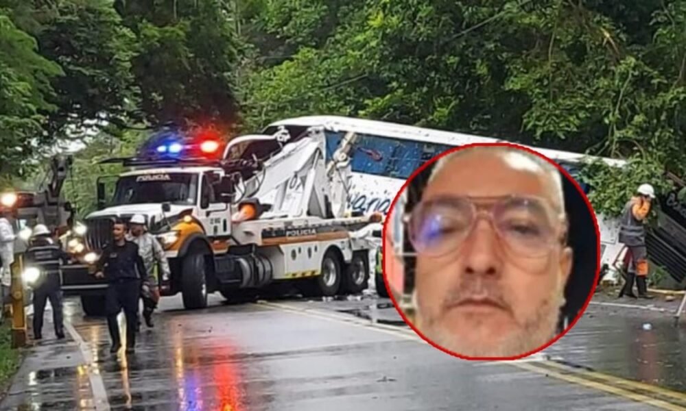 Identifican al director de autobús que murió en tumba accidente en la vía mariquita