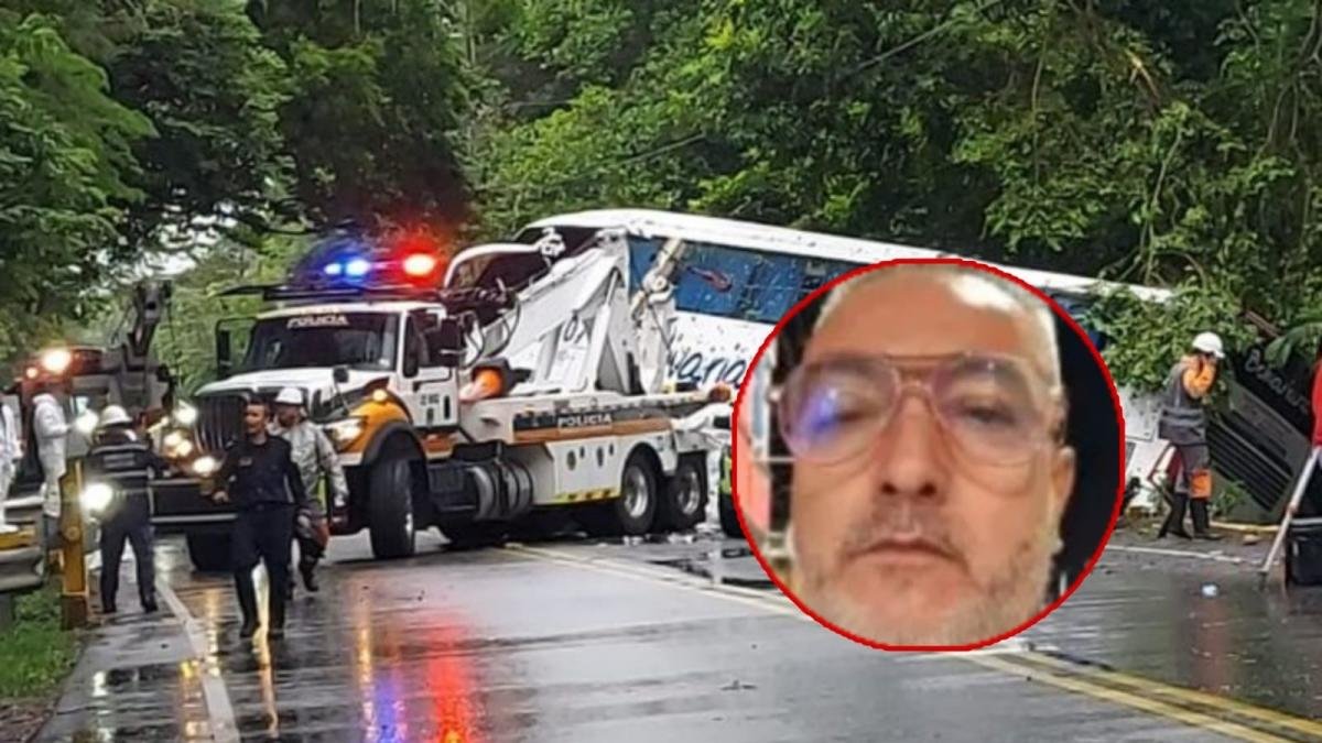 Identifican al director de autobús que murió en tumba accidente en la vía mariquita