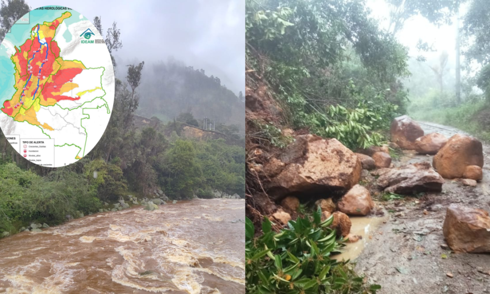 Listado de municipios de cundinamarca que están en alerta Roja por Las Lluvias