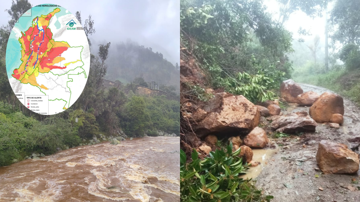Listado de municipios de cundinamarca que están en alerta Roja por Las Lluvias