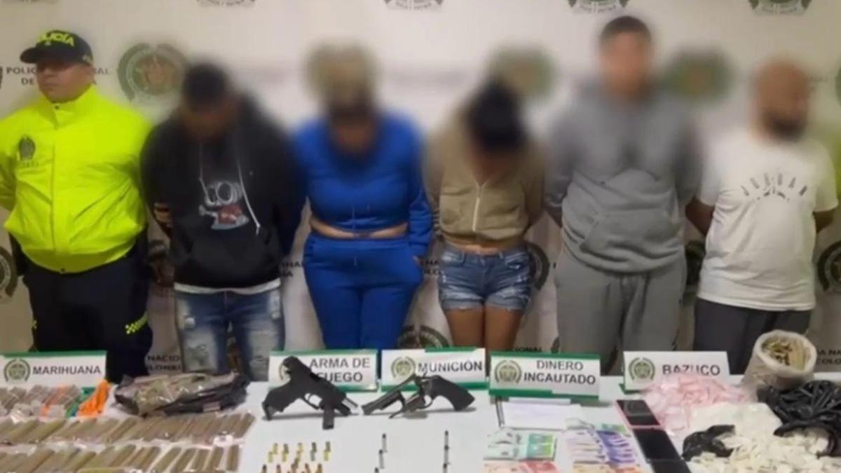 SEIS CAPTURAS Y MÁS DE 9.000 DOSIS INCAUTADAS EN OPERATIVO CONTRA EL MICROTRAFICO EN EL BARRIO ANTIOQUIA