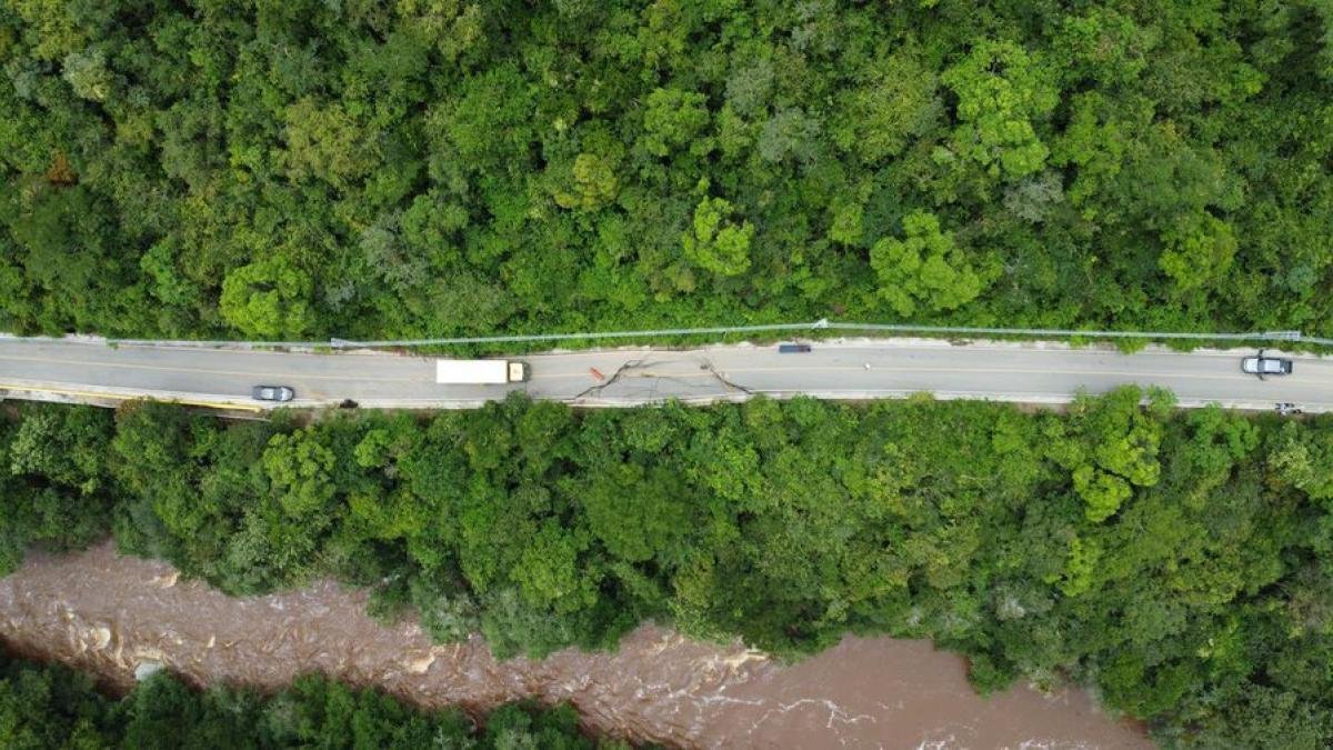 Creciente del Río Sumapaz Afectó Vía Director Que Conda Dos Municipios de Cundinamarca