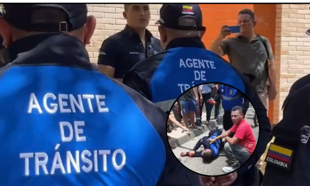 Taxi Que Atropelló un agente de una sola vez