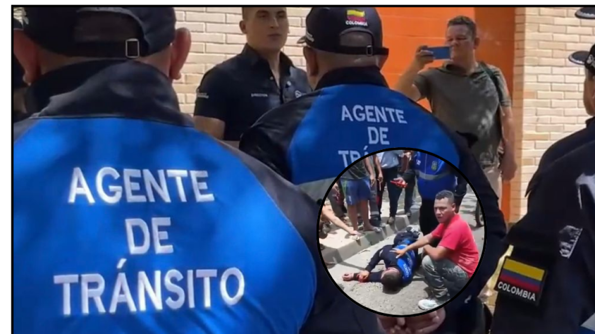 Taxi Que Atropelló un agente de una sola vez