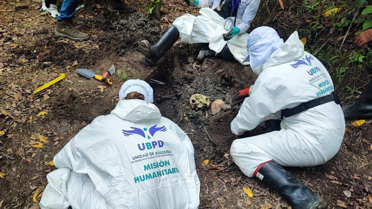Así, la Unidad de Búsqueda de Personas Dadas por Desaparecidas Recuperó RESTOS ÓSEOS DE DOS CUERPOS EN JAMUNDÍ