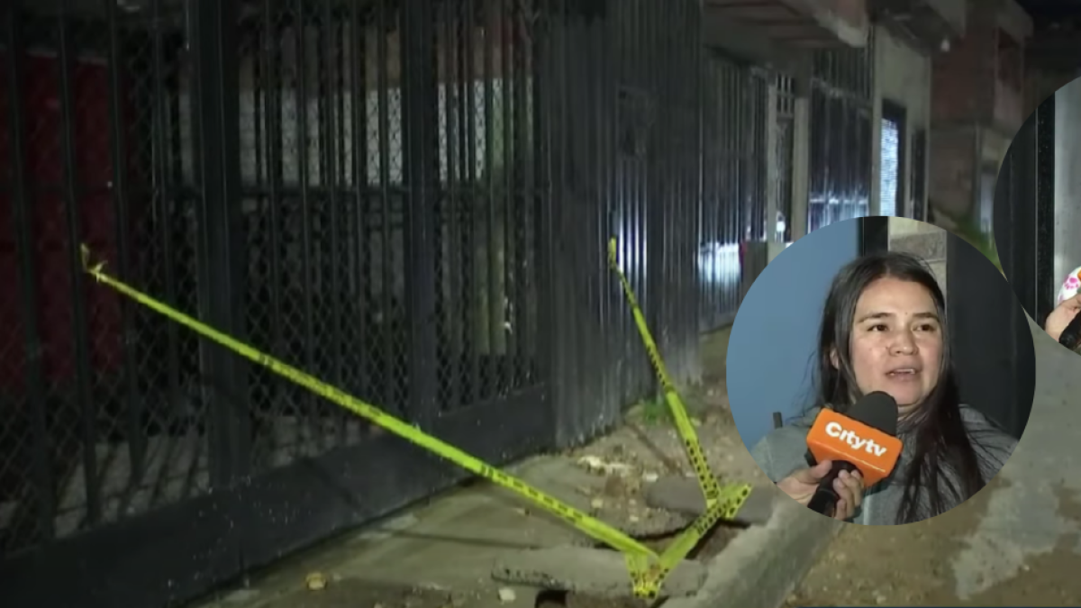 Caos en el Sur de Bogotá por la Ruptura de Un tubo de Agua: Destrozó El Andén, Techos y Afectó 4 Casas