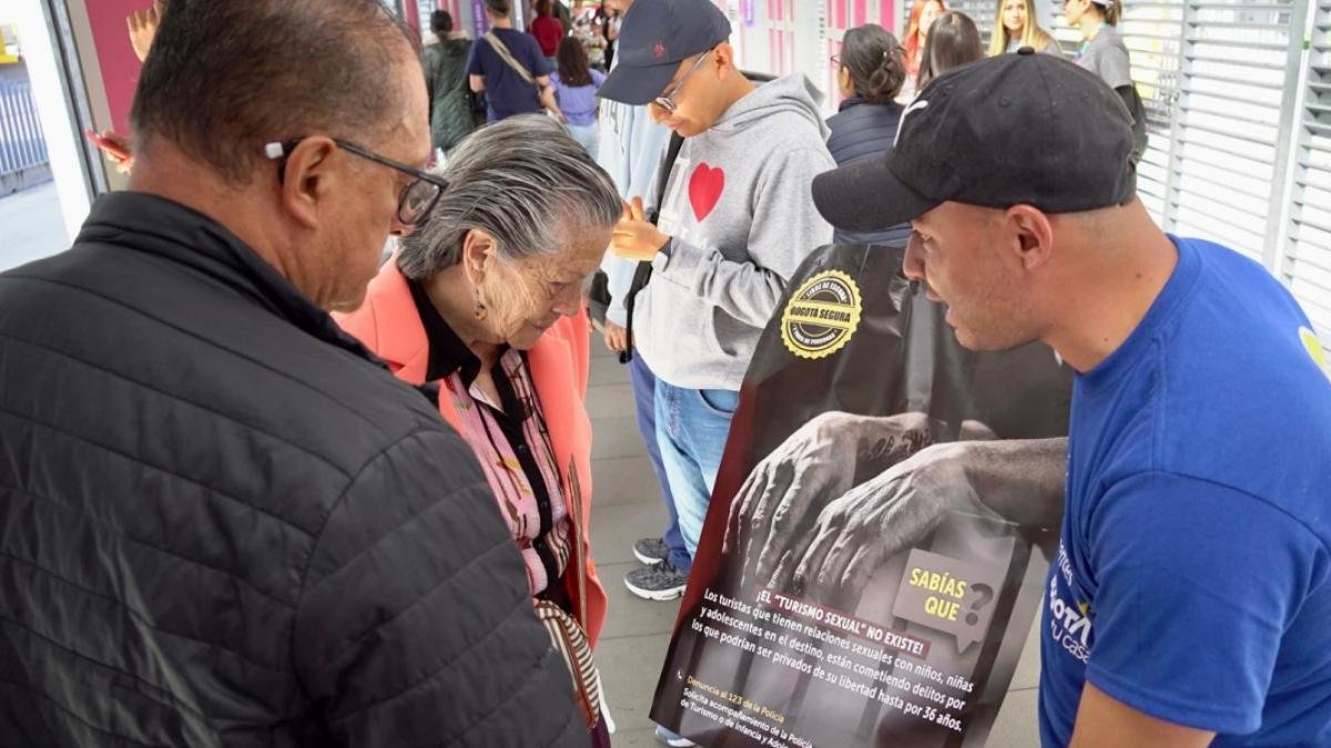 La zona t de bogotá lidera jornada contra la explotación infantil en el turismo