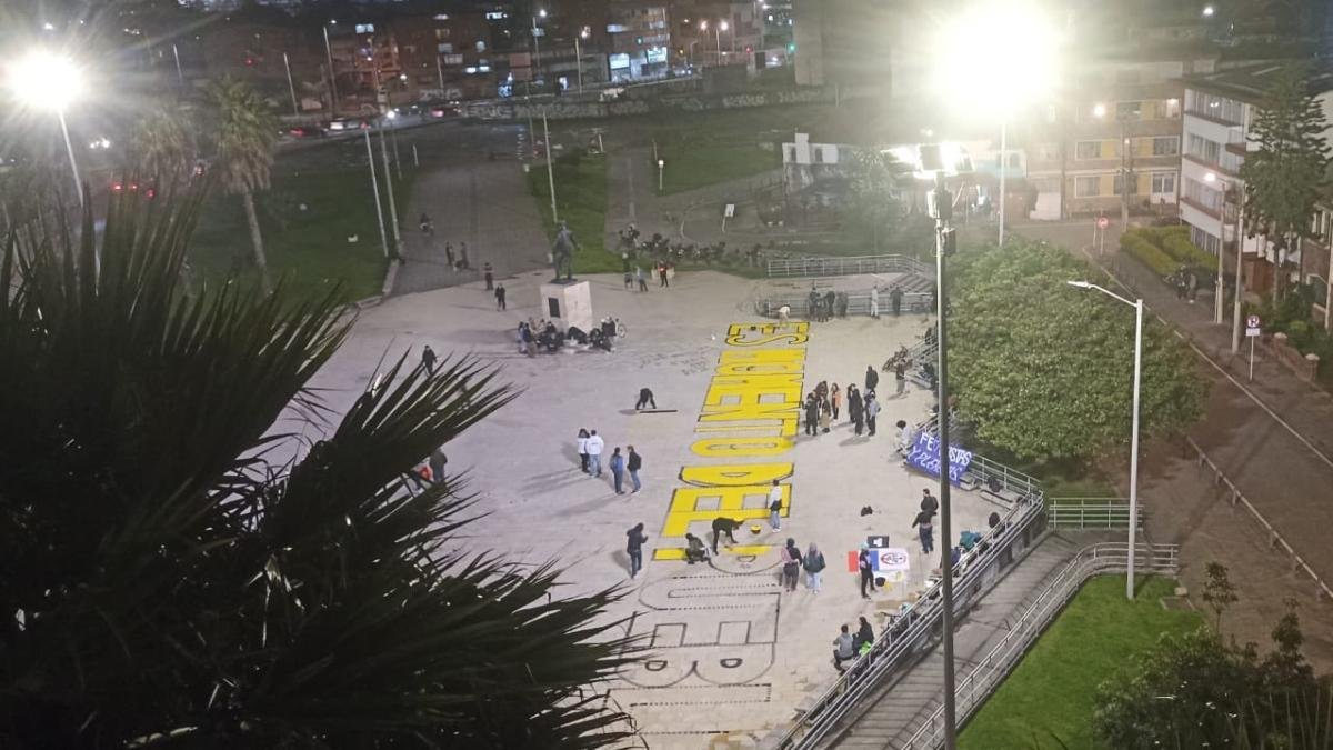 Autoridadas llamas de manifestaciones P