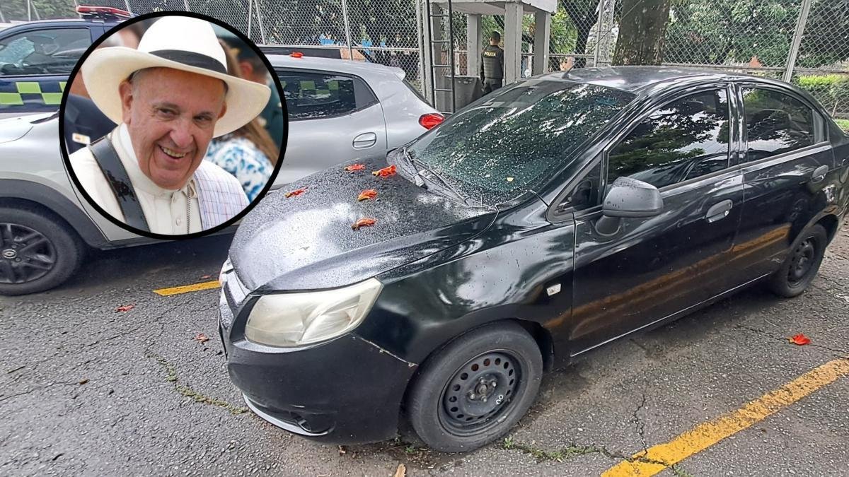 Policía Antioquia Utiliza el Carro que Usó El Papa Francisco en Su Visita A Medellín
