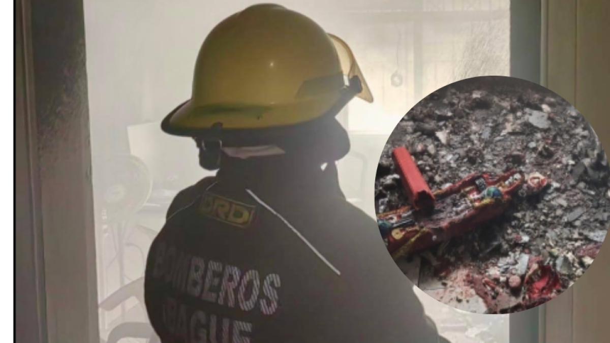Los Misteriosos Objetas Hallados por Bomberos de Ibagué Tras Atender Incendio en una Casa: Calaveras, Cruces y Más